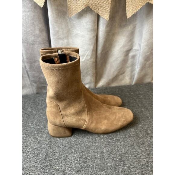 Gentle Souls by Kenneth Cole- Emily Suede Side Zip Boot Size US 7.5 - Picture 1 of 9